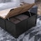 Flash Furniture Wyatt 35.75in Farmhouse Storage Coffee Table, Hinged Lift Top, Hidden Storage, Black/Rustic Oak ZG-ZP-030-BLK-GG - alternate 9